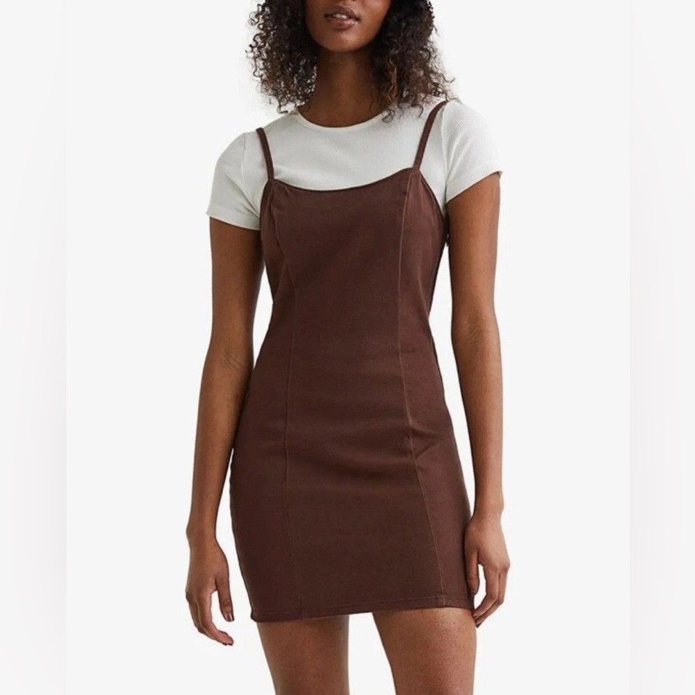 H&M Brown Mini Dress